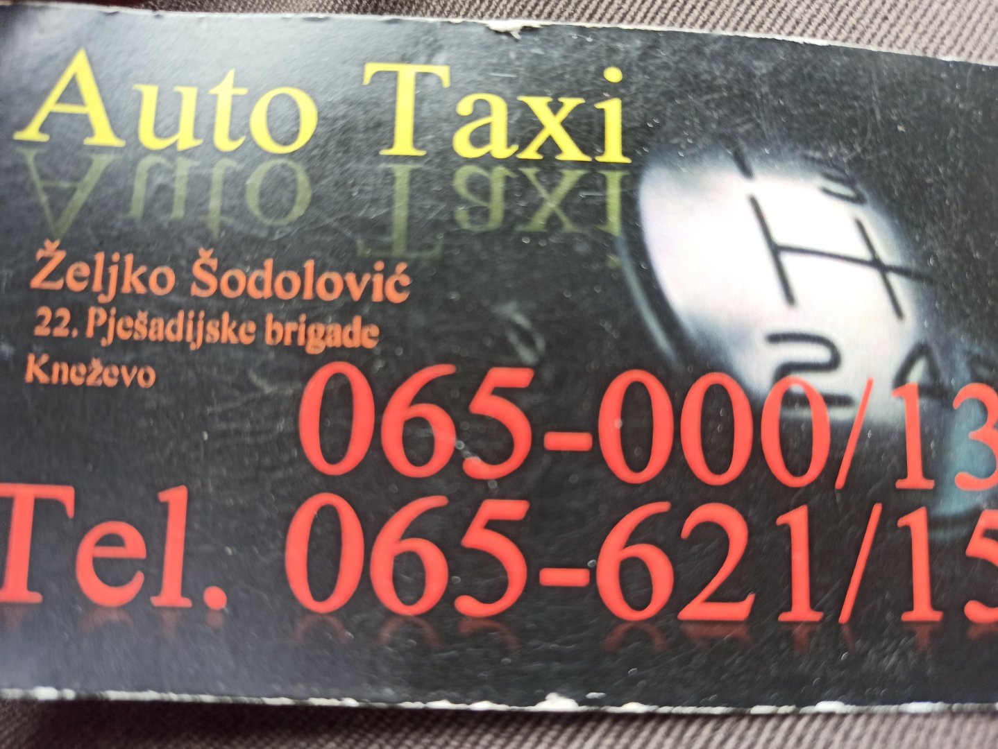 TAXI PREVOZ